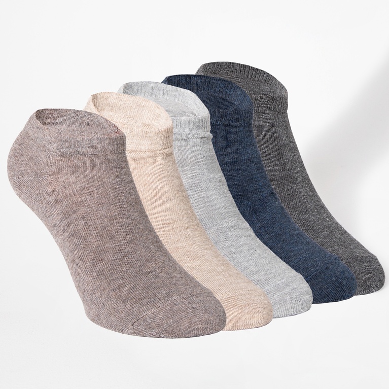 Ankelsokker "Coloured lowcut 5-pack"